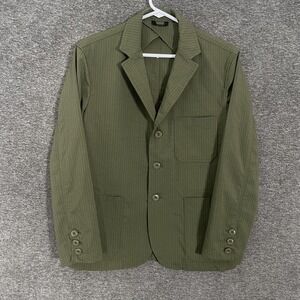 Swrve Blazer Mens XS Green Cordura Combat Wool Unstructured Sport Coat Stretch